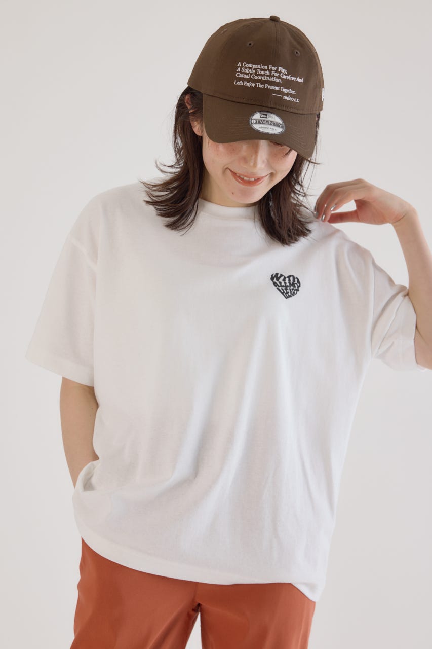 RODEO CROWNS WIDE BOWL | Heart Leopard Tシャツ (Tシャツ