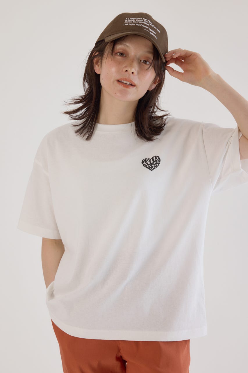 RODEO CROWNS WIDE BOWL | Heart Leopard Tシャツ (Tシャツ