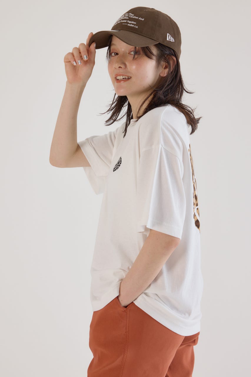Heart Leopard Tシャツ WHT M