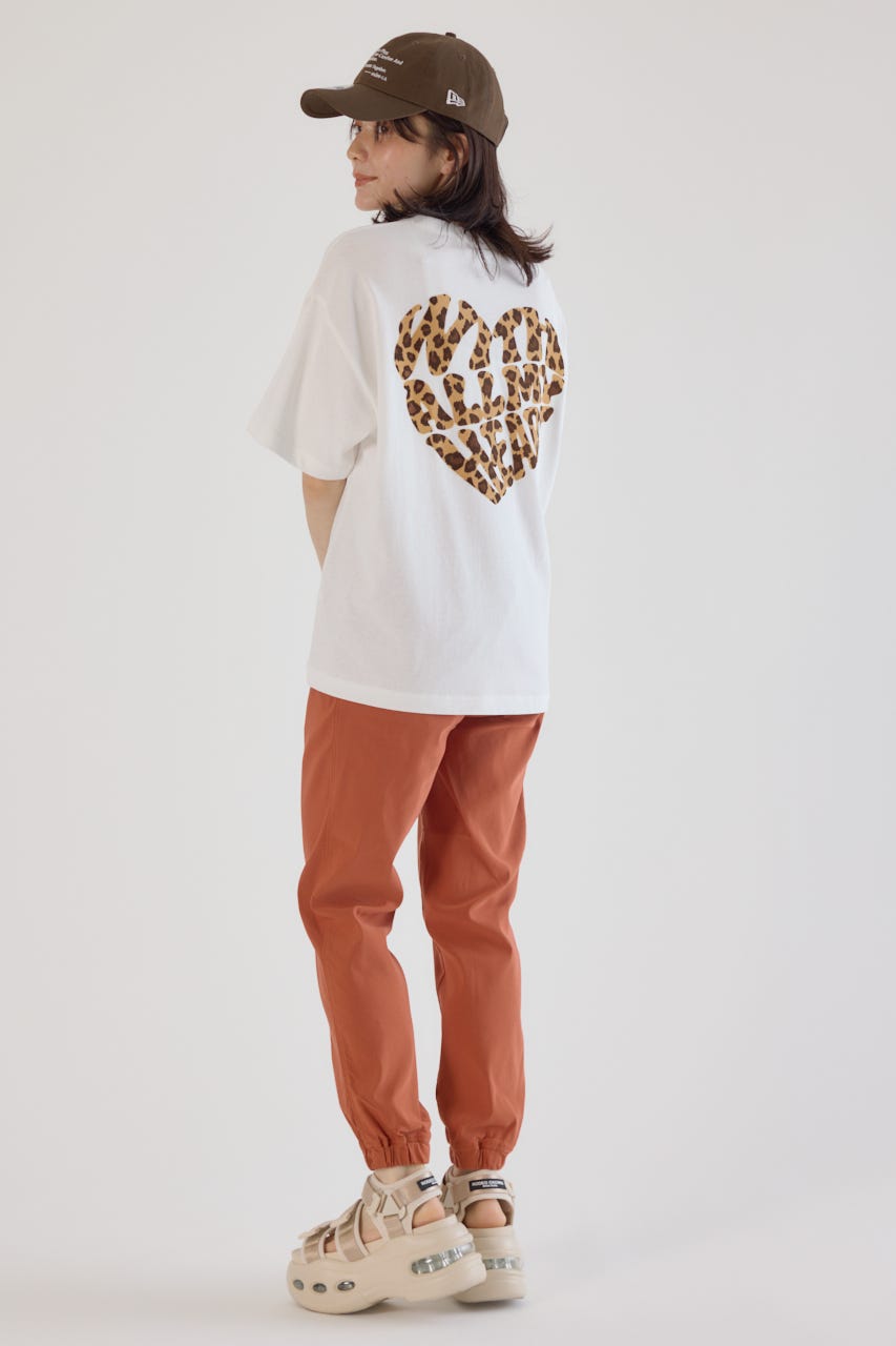 Heart Leopard Tシャツ WHT M