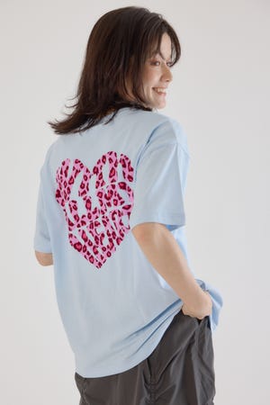 Heart Leopard Tシャツ