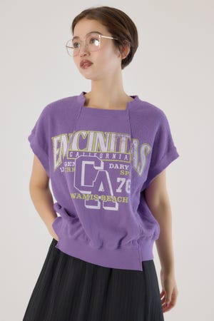 slide collegeスウェットトップス