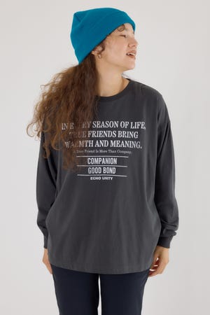 バックドッキングロングスリーブTシャツ