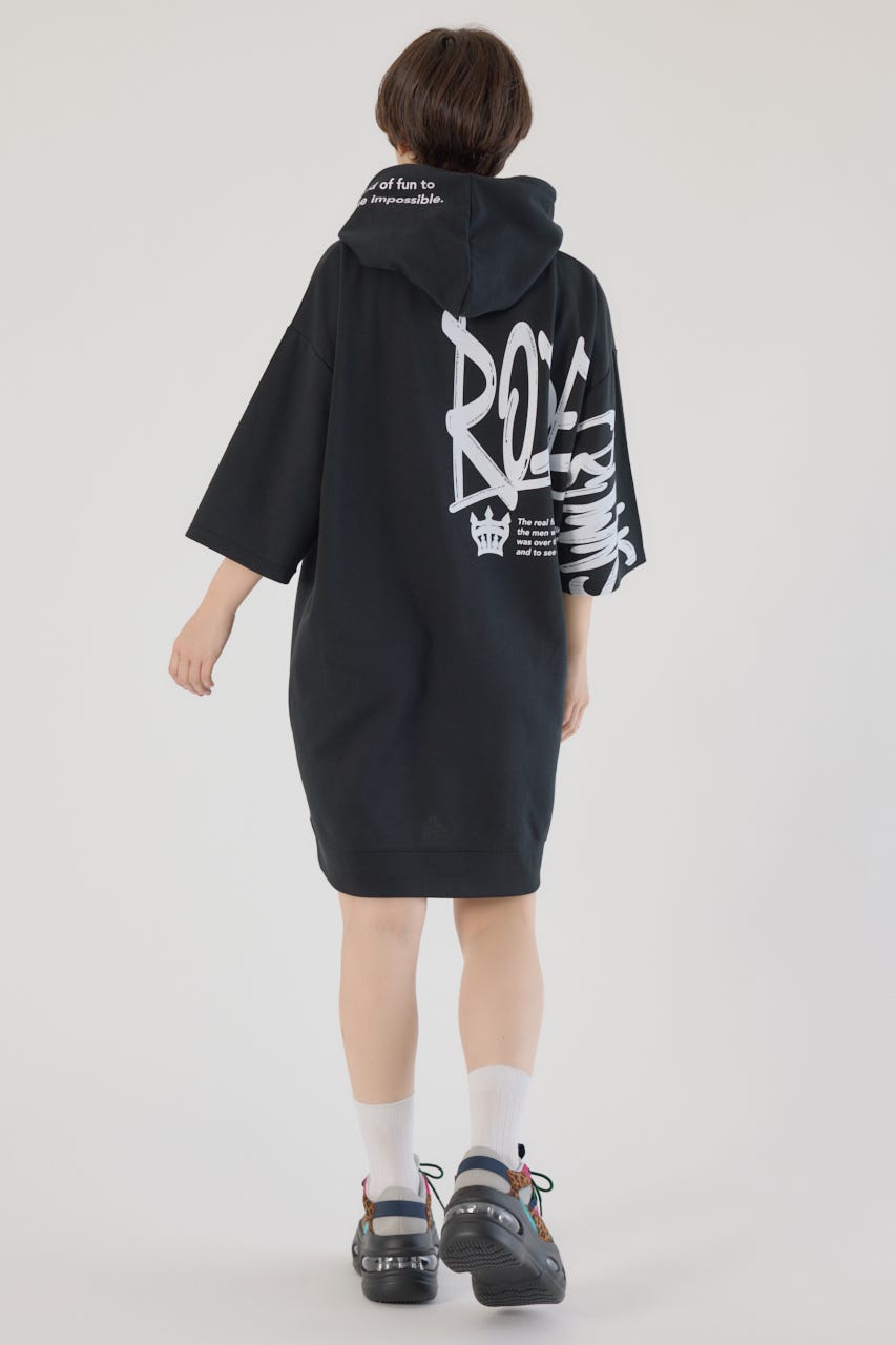 RODEO CROWNS WIDE BOWL | Right shoulder LOGOパーカーワンピース
