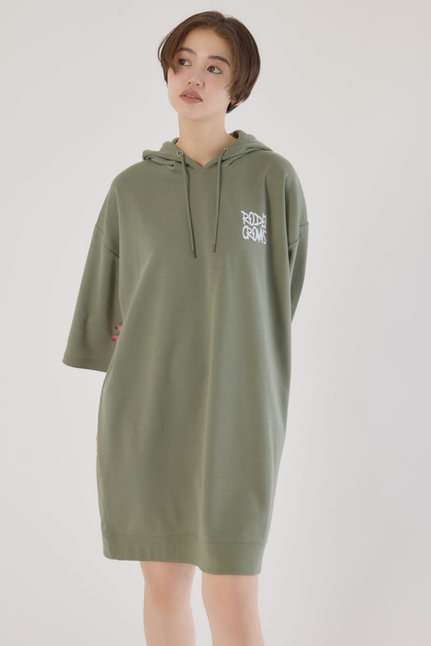 RODEO CROWNS WIDE BOWL | Right shoulder LOGOパーカー