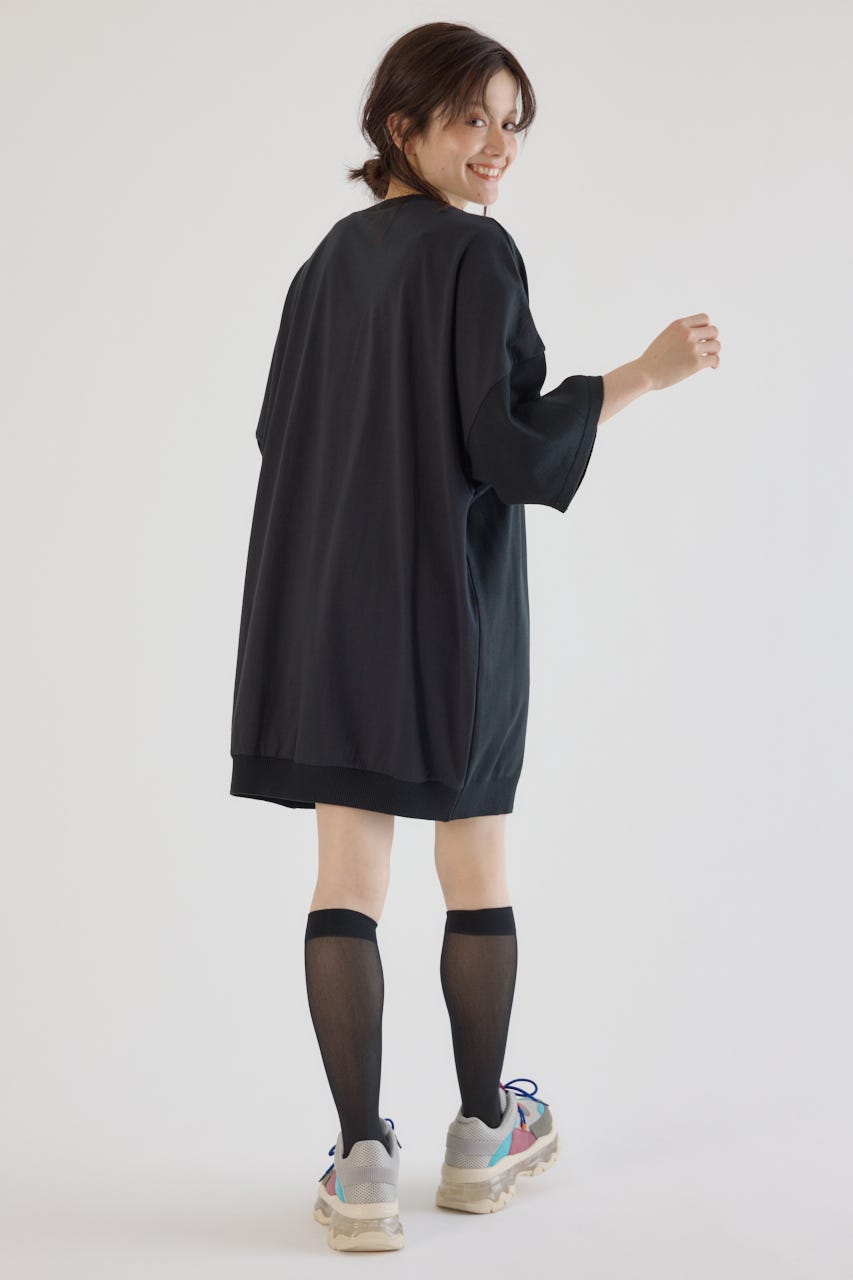 【関税込み】Coperni ホワイト Knotted ジャージ ミニワンピース コウベレタス KOBE LETTUCE パールボタンティアードミニ