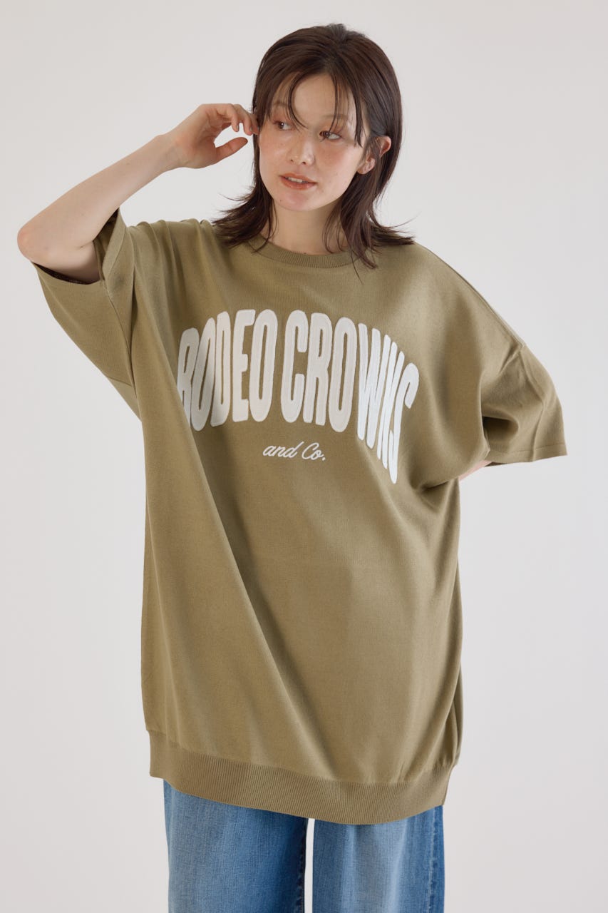 ワンピース MD LOGO JQD KNIT OP Disney SERIES CREATED by MOUSSY | MD LOGO JQD ニット