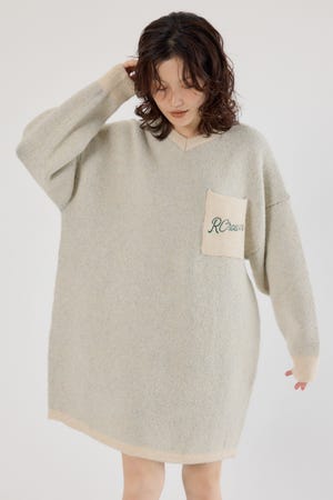 ロゴブークレニットワンピース