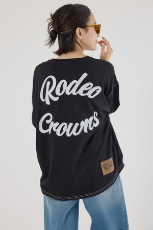 RODEO CROWNS ブラックTシャツ フリーサイズ RODEO CROWNS Tシャツ FREE SIZE ブラック - メルカリ