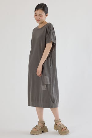 to the sea ワッフルビスチェ ロンパース ブラウン To the sea（トゥーザシー）の「ワッフルロンパース（サロペット
