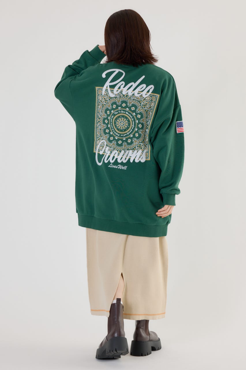 ゴルフ用　ワンピース＆スウェット RODEO CROWNS WIDE BOWL | バンダナパッチスウェットワンピース