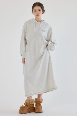 RCSカラーステッチパーカーワンピース