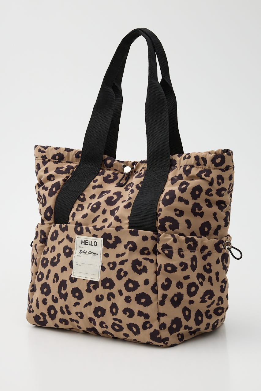 【美品】ロペ ブラウン 2wayトートバッグ ロゴ付き ROPÉ PICNIC(ロペピクニック) / 【WEB限定】【A4対応】チャーム