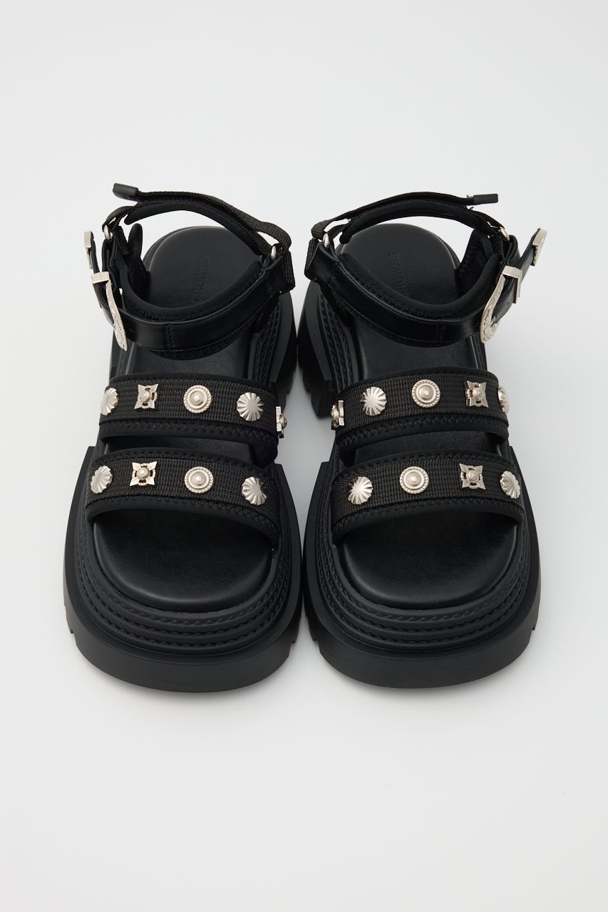 RODEO CROWNS WIDE BOWL | スタッズサンダル (サンダル ) |SHEL