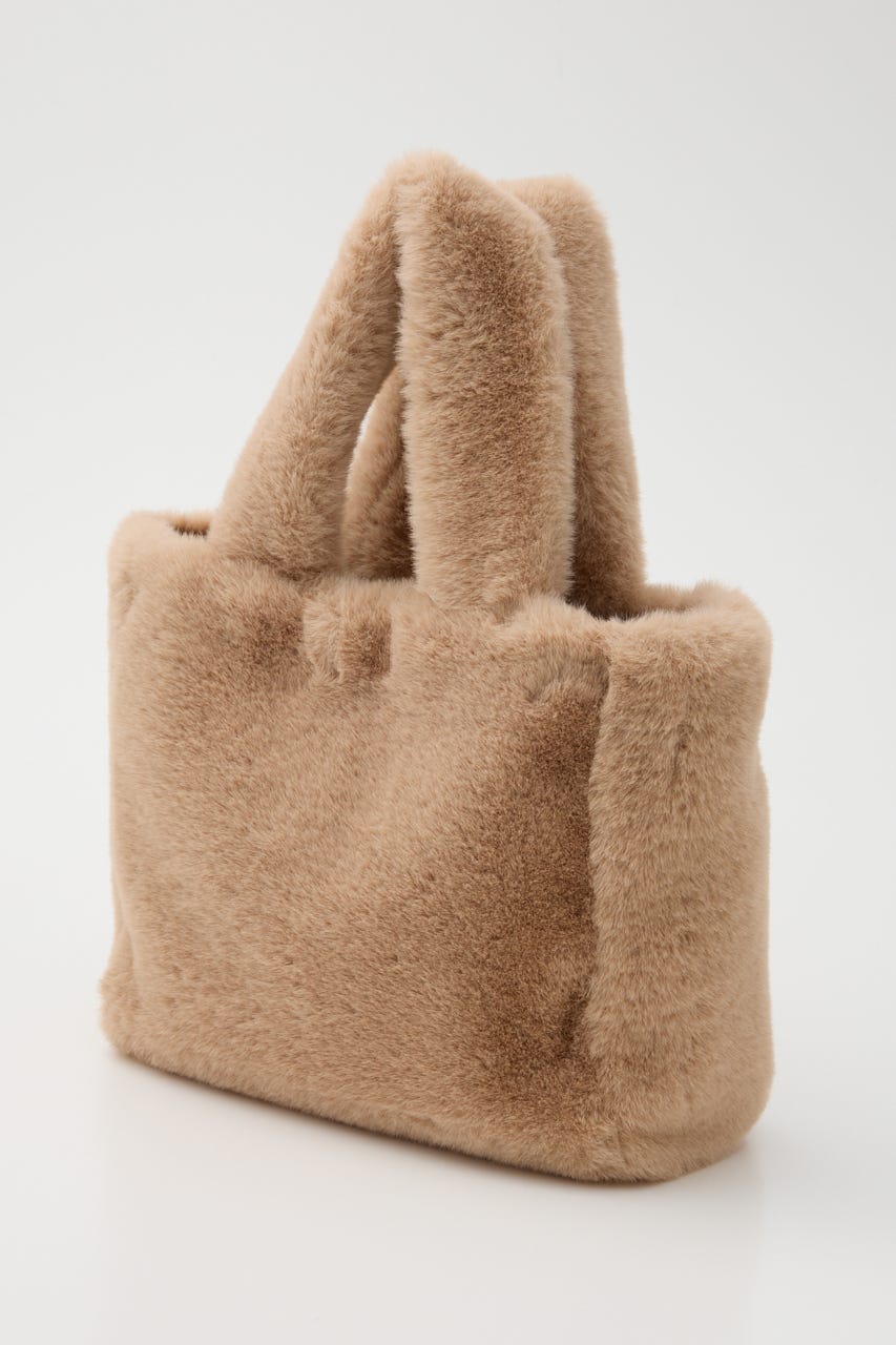 ハンドメイドハラコ使用BigNeckless RODEO CROWNS WIDE BOWL | フェイクファーパッチロゴトート