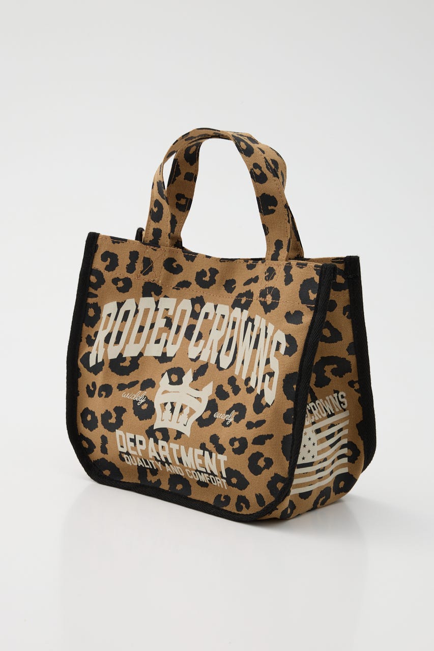 エコミニトートバッグ 柄BRN FREE