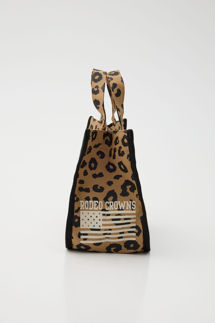 エコミニトートバッグ 柄BRN FREE