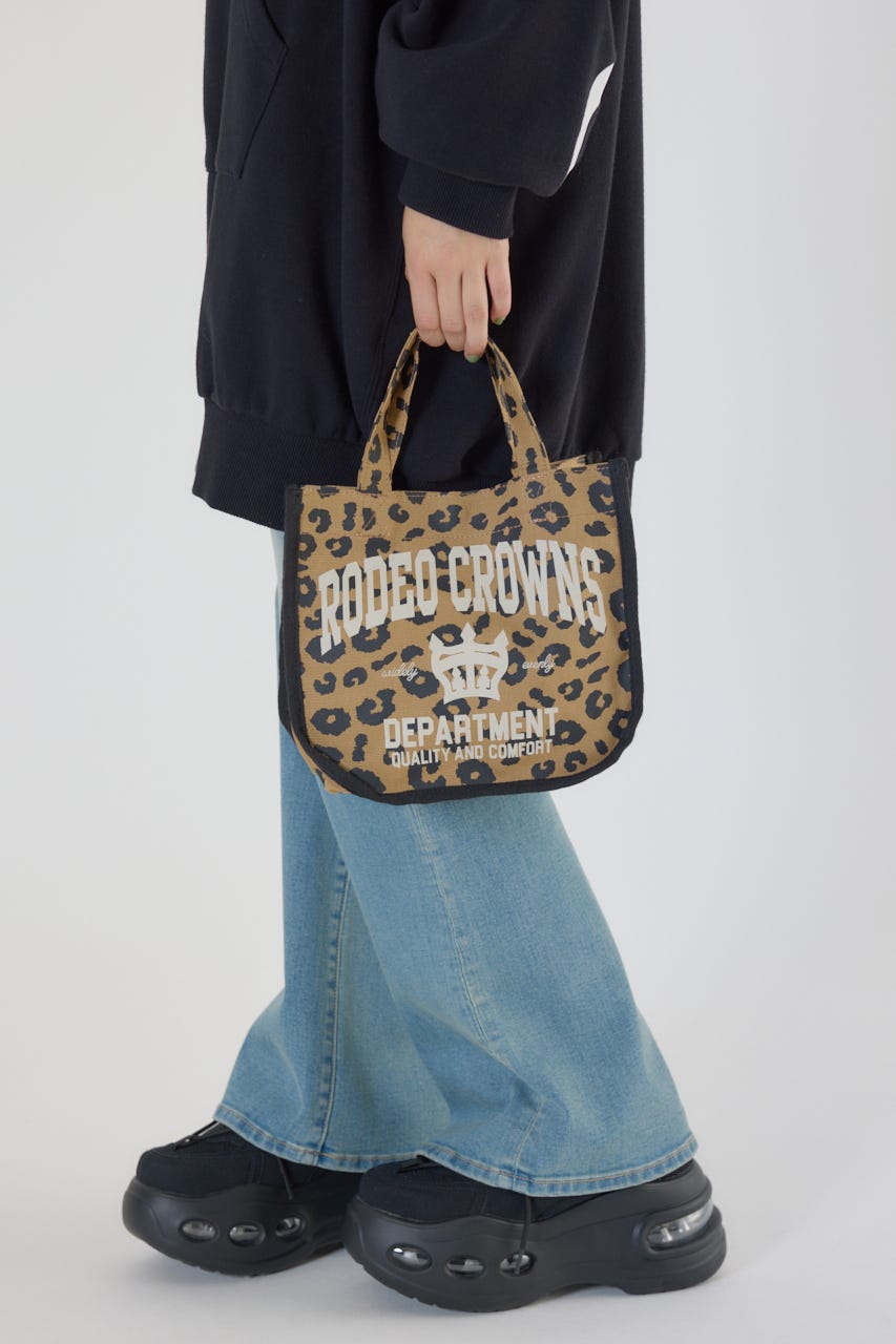 エコミニトートバッグ 柄BRN FREE