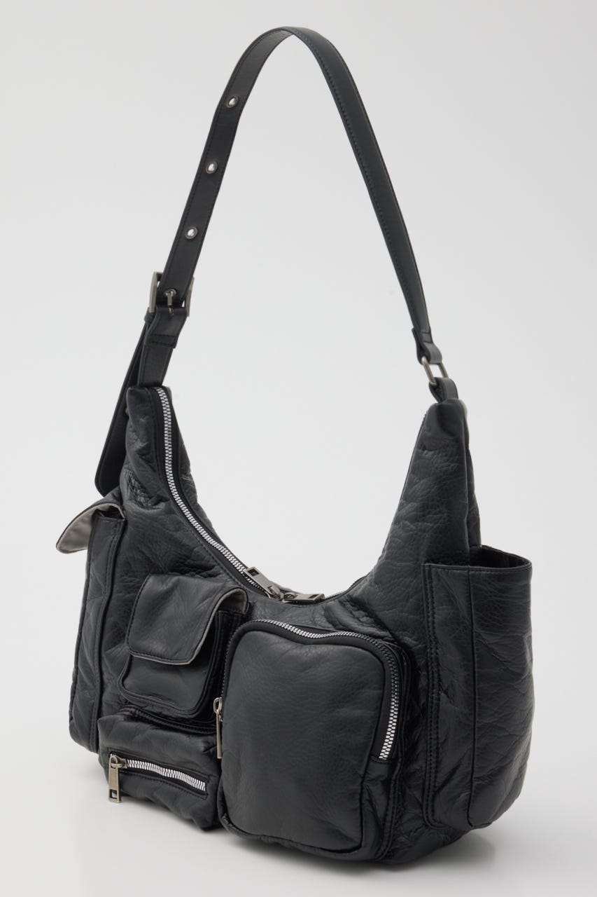 ポケットハンドバッグ BLK FREE