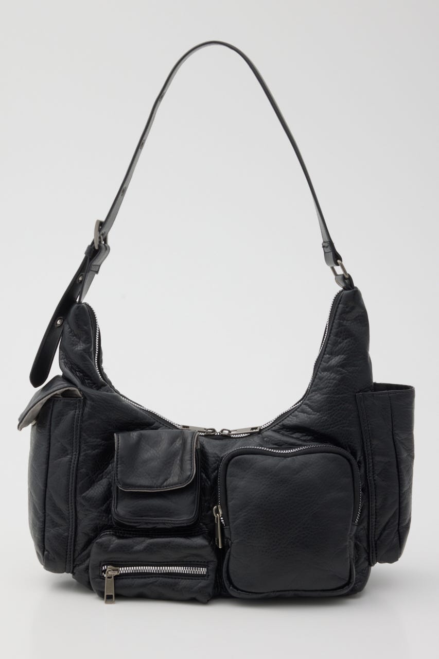 ポケットハンドバッグ BLK FREE