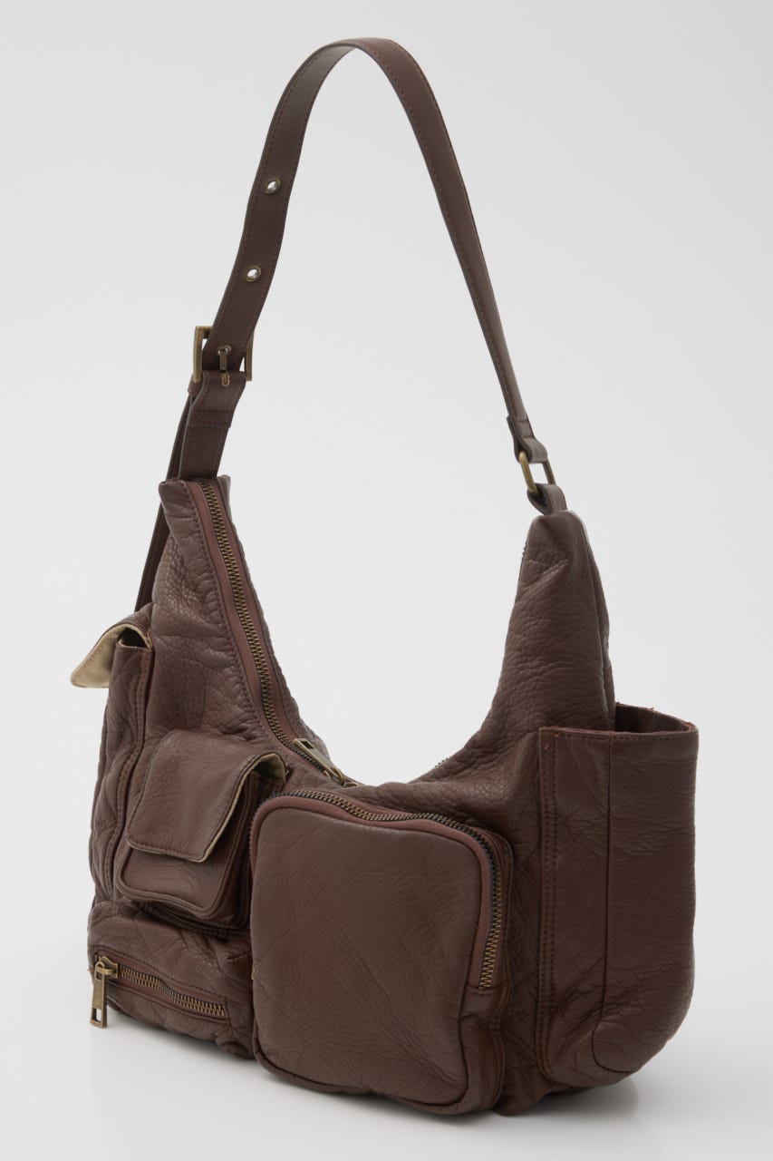 ポケットハンドバッグ BRN FREE