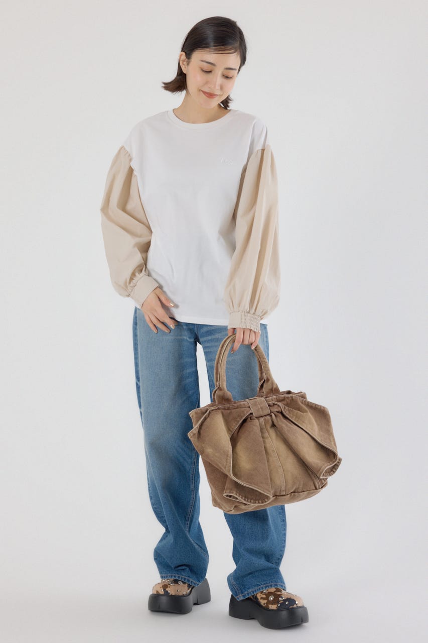RODEO CROWNS WIDE BOWL | リボンデニムトート (すべて ) |SHEL