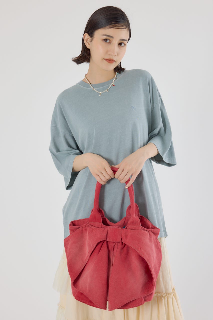 N*☆様 デニムトートバッグ(ミニー)RODEO CROWNS WIDE BOW RODEO CROWNS WIDE BOWL | (ミッキー＆ミニー)デニムトート
