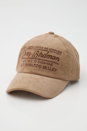 レタリングコーデュロイキャップ