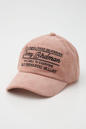 レタリングコーデュロイキャップ