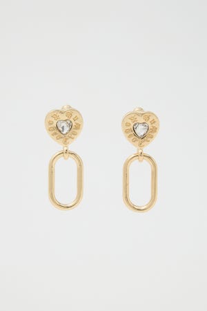 クラシックハートイヤリング