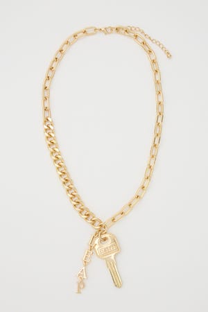 キーモチーフネックレス