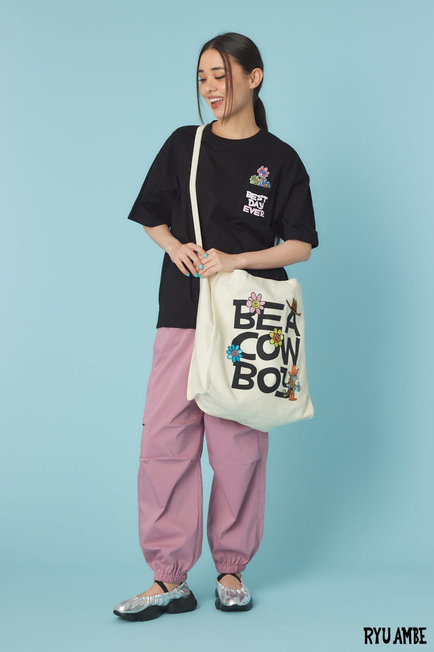 (Ryu Ambe) トートバッグ O/WHT FREE