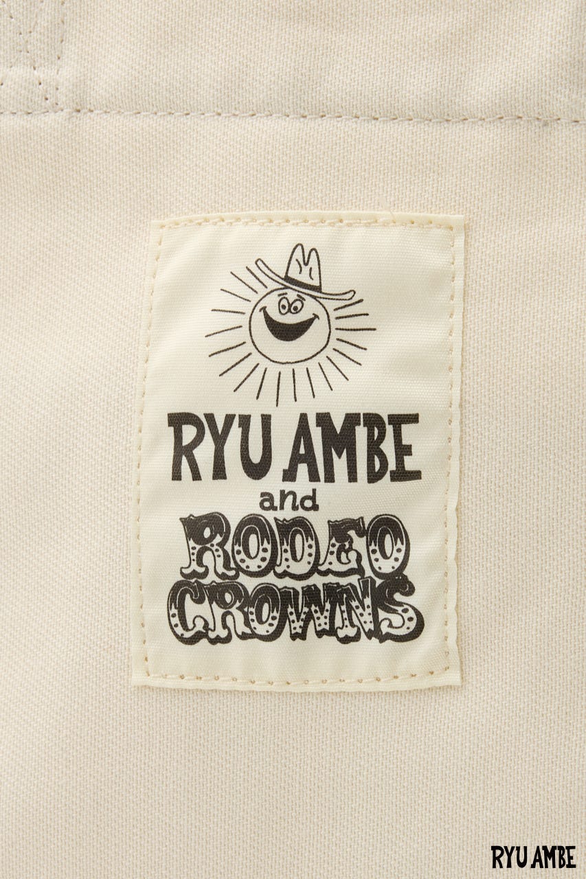 (Ryu Ambe) トートバッグ O/WHT FREE