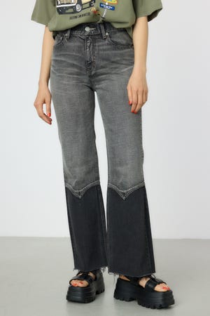 RODEO CROWNS WIDE BOWL | HEM WESTERN デニムパンツ (フレア