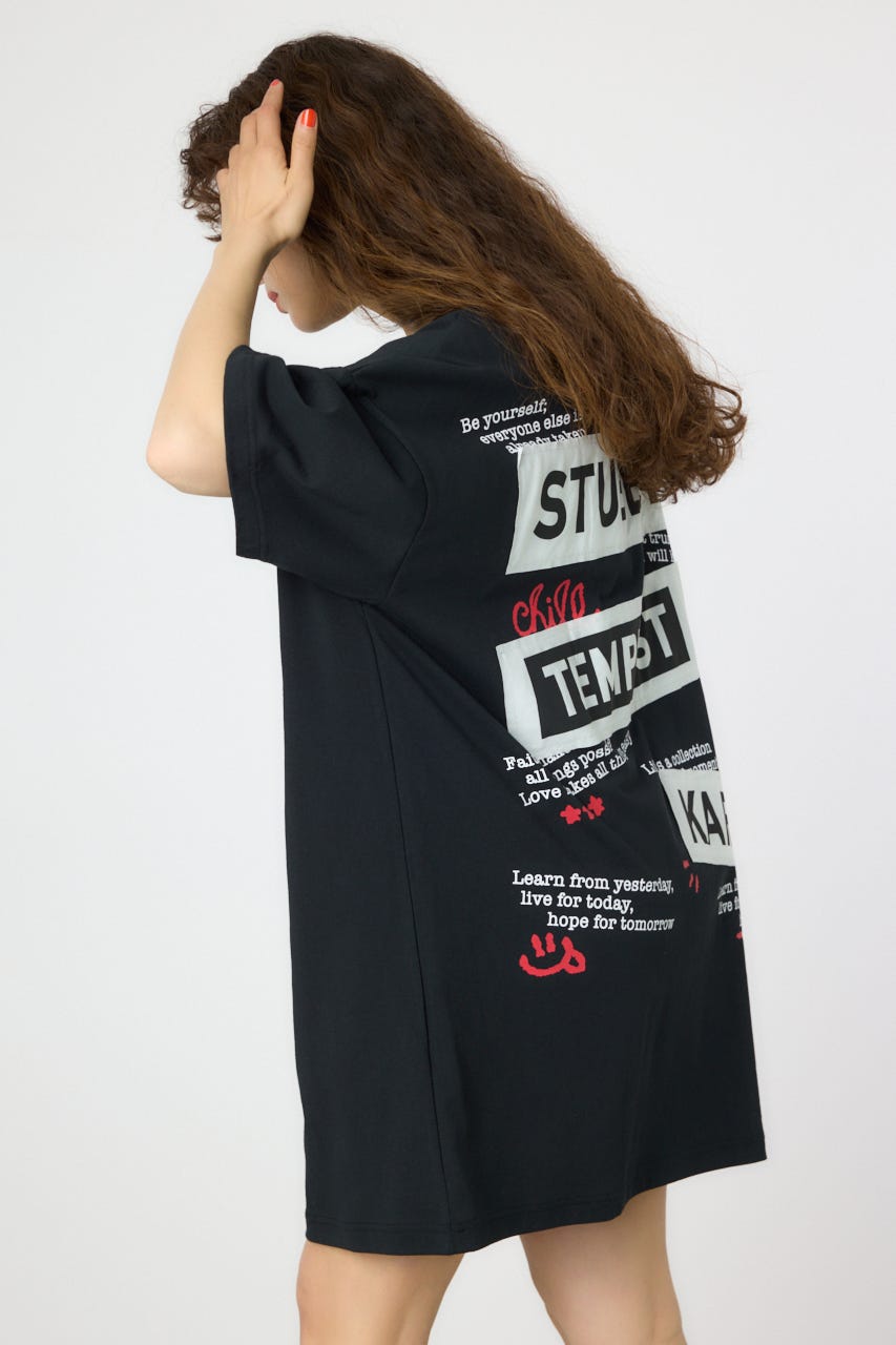 PATCH DESIGN ワンピース BLK FREE