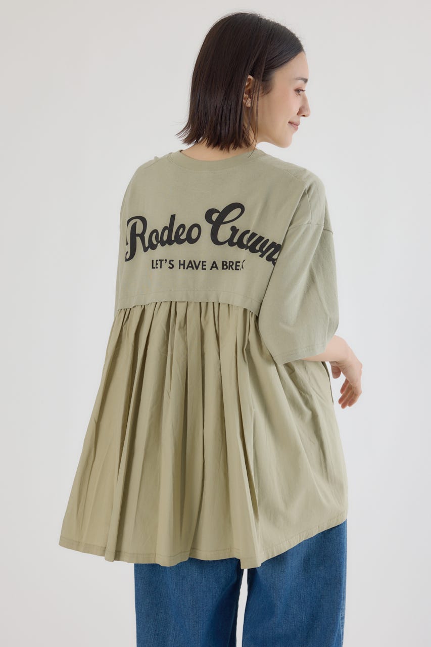 RODEO CROWNS WIDE BOWL | バックギャザードッキングTシャツ (T