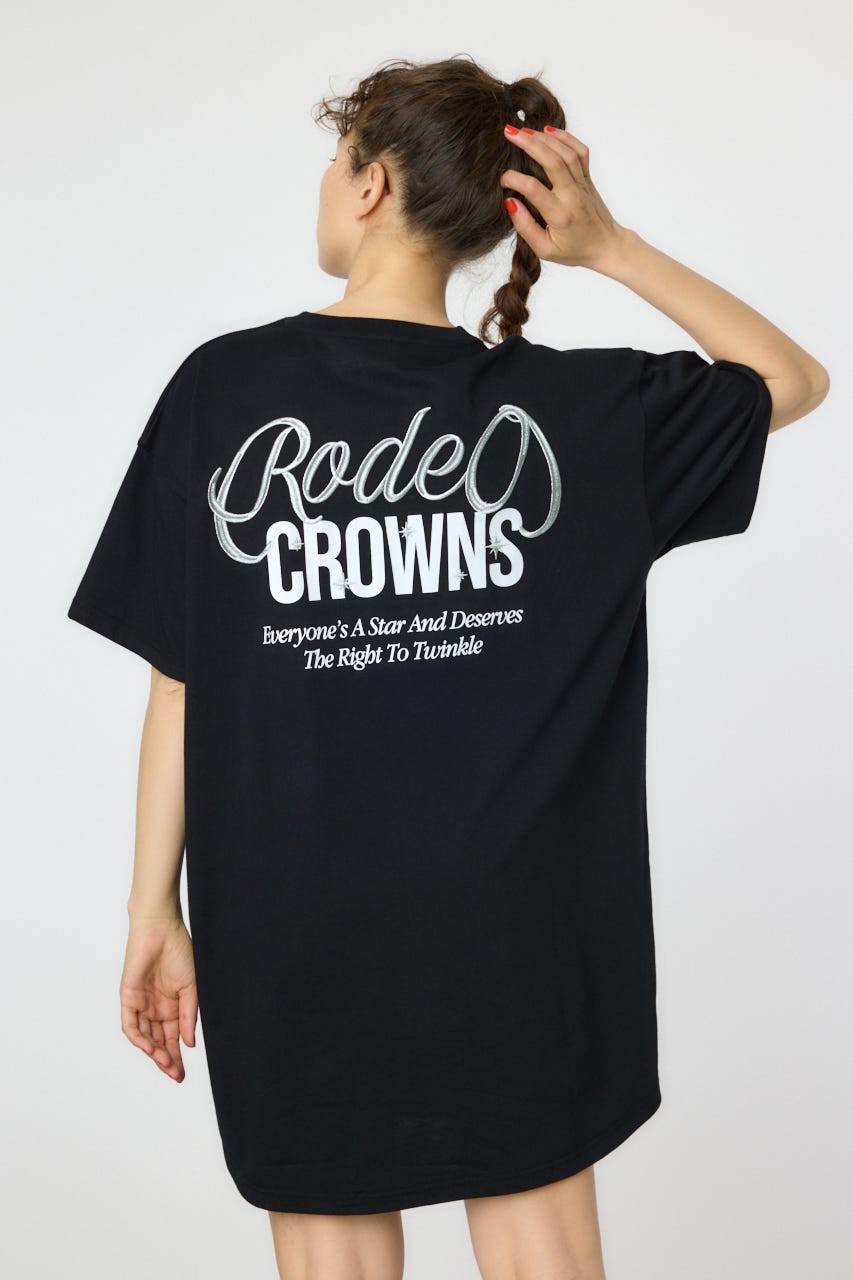RODEO CROWNS WIDE BOWL | ラメ糸刺繍ロゴワンピース