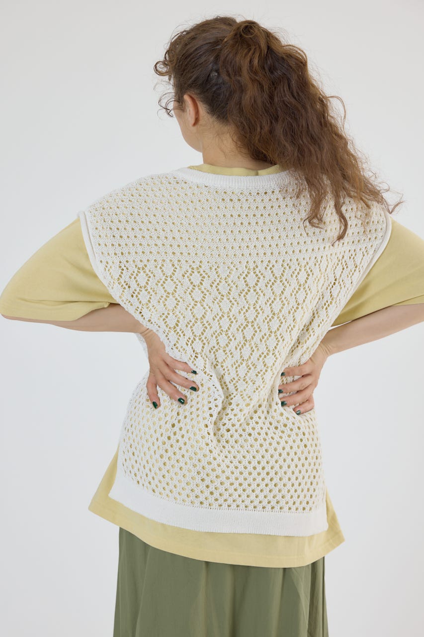 na_tsu1420ページ シルバー デザインチェーン デュアルペタルネックレス（60cm）GP