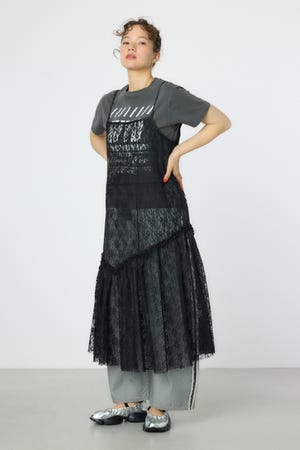 レースキャミワンピース