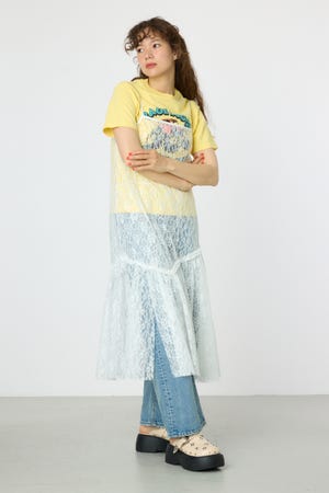 レースキャミワンピース