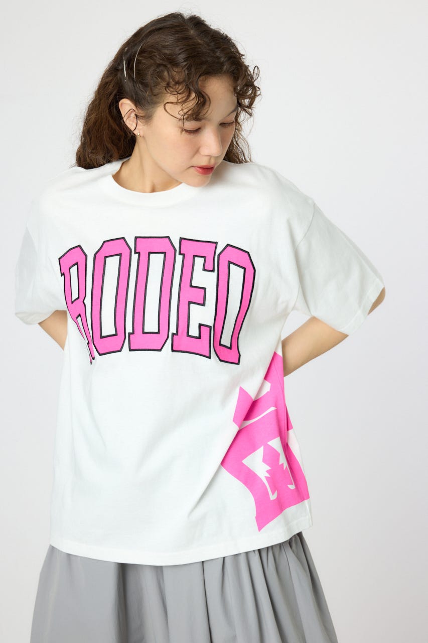 RODEO CROWNS WIDE BOWL | ネオンロゴTシャツ (Tシャツ