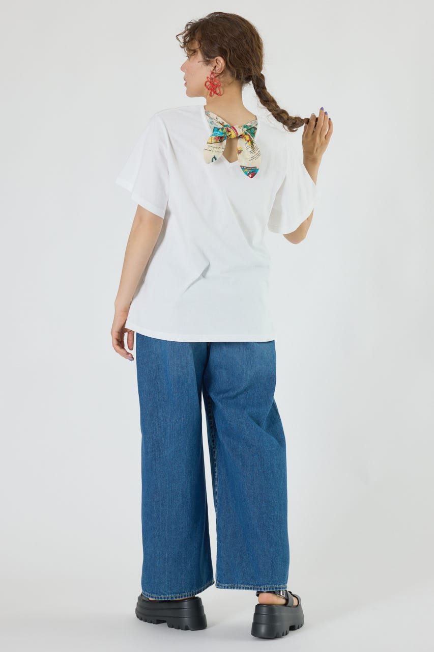 RODEO CROWNS WIDE BOWL | バックリボンアロハTシャツ (Tシャツ