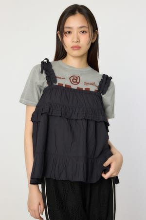 2WAYフリルキャミソール