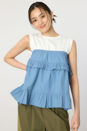 2WAYフリルキャミソール