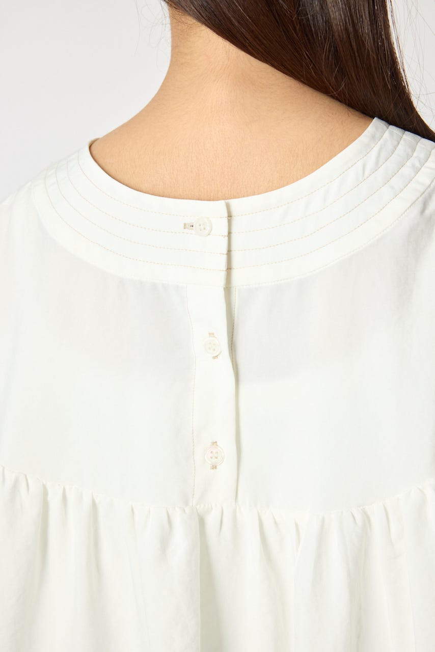ブラウス シャツ ツイスト２WAYチュニックブラウス レディース セール】 【WEB限定】レースタック2WAYチュニック◇ （シャツ