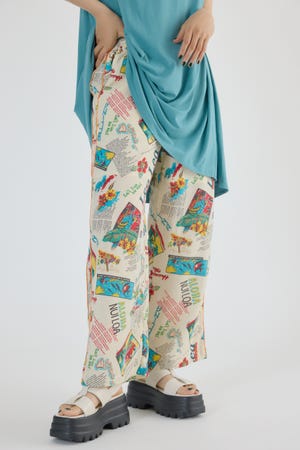 アロハサイドラインパンツ