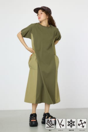 W/Rドッキングバルーンワンピース