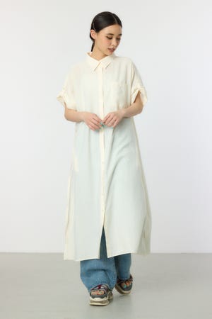 エアリータッチシャツワンピース