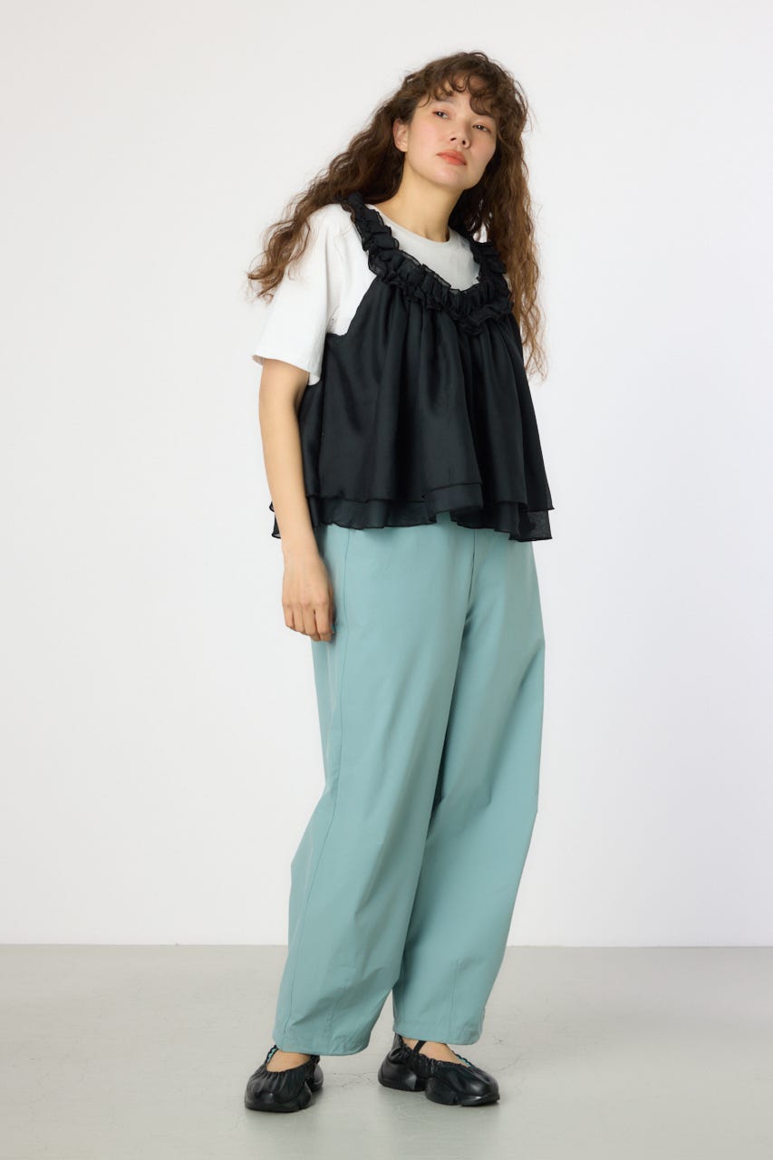 2WAYビスチェセットTシャツ BLK FREE