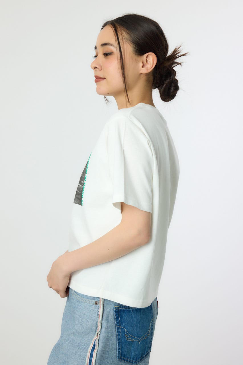 d.i.a. ダイヤ タグ付き 背中見せTシャツ トップス ブルー d.i.a. ダイヤ タグ付き 背中見せTシャツ トップス ブルー